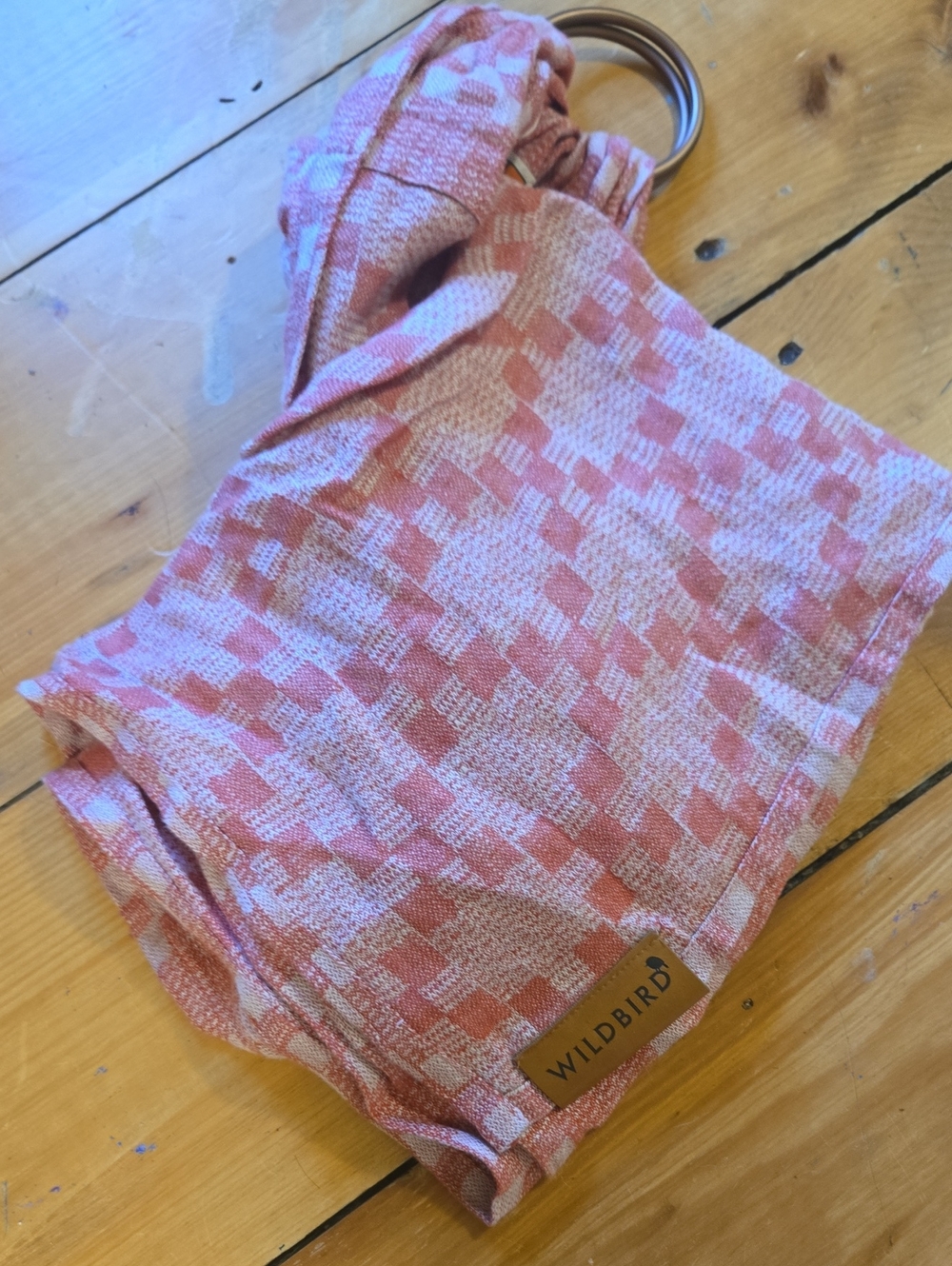 WildBird Pink Check Sling NWOT